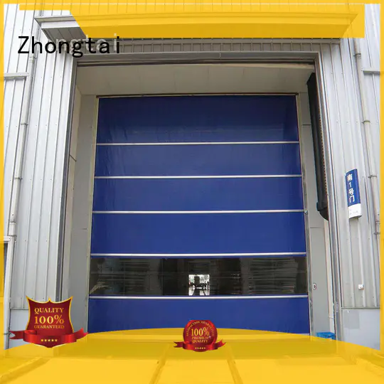 Zhongtai New high speed shutter door manufacturers for logistics center