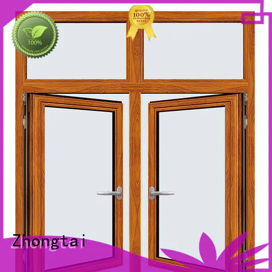 horizontal high quality anti-theft Zhongtai Brand aluminium windows prices supplier