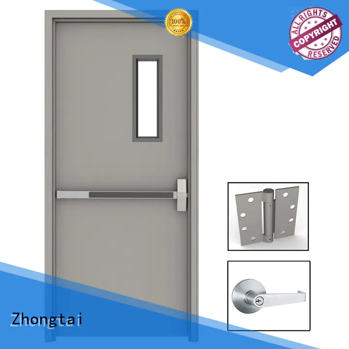 firerated finished garage fire door security Zhongtai Brand