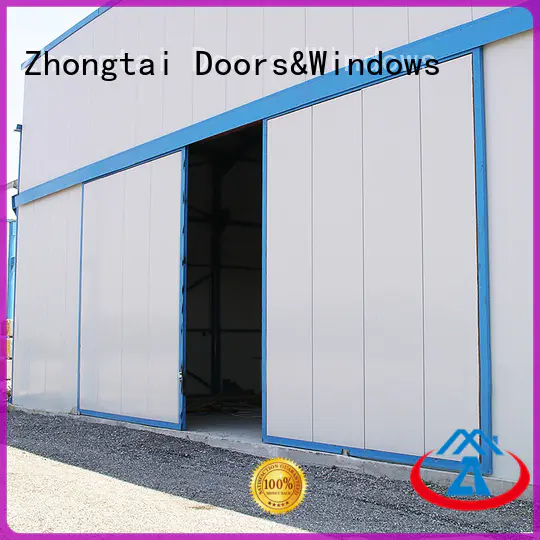 Wholesale industrial sliding door customized company for industrial zone