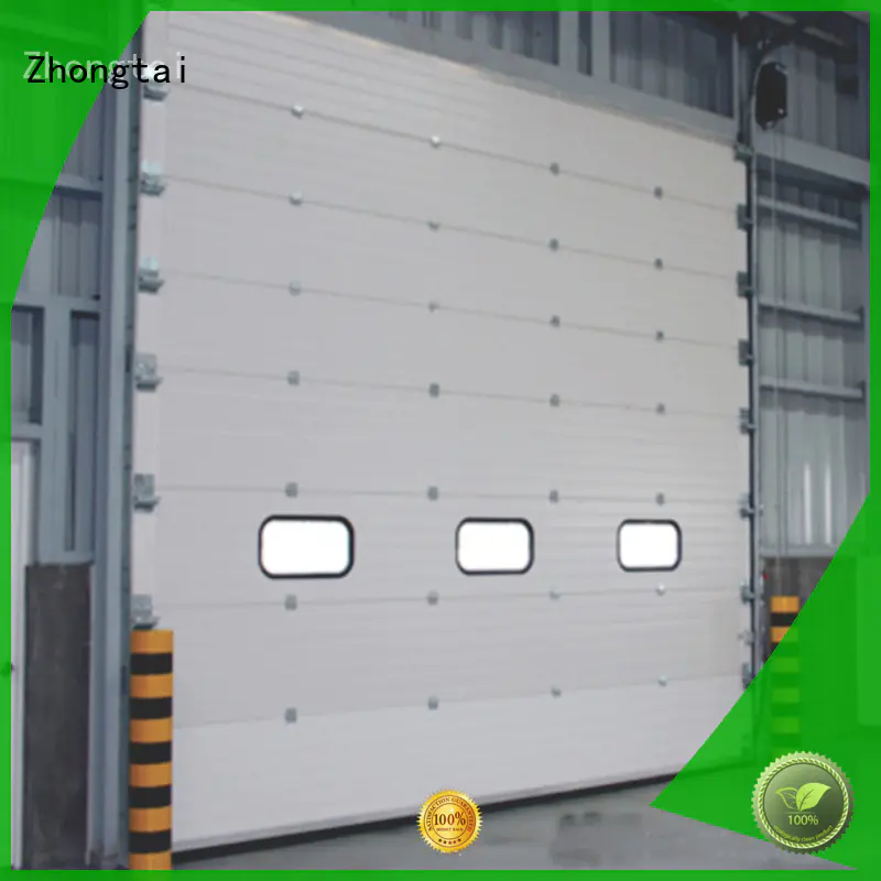 Hot customize industrial exterior doors aluminium Zhongtai Brand
