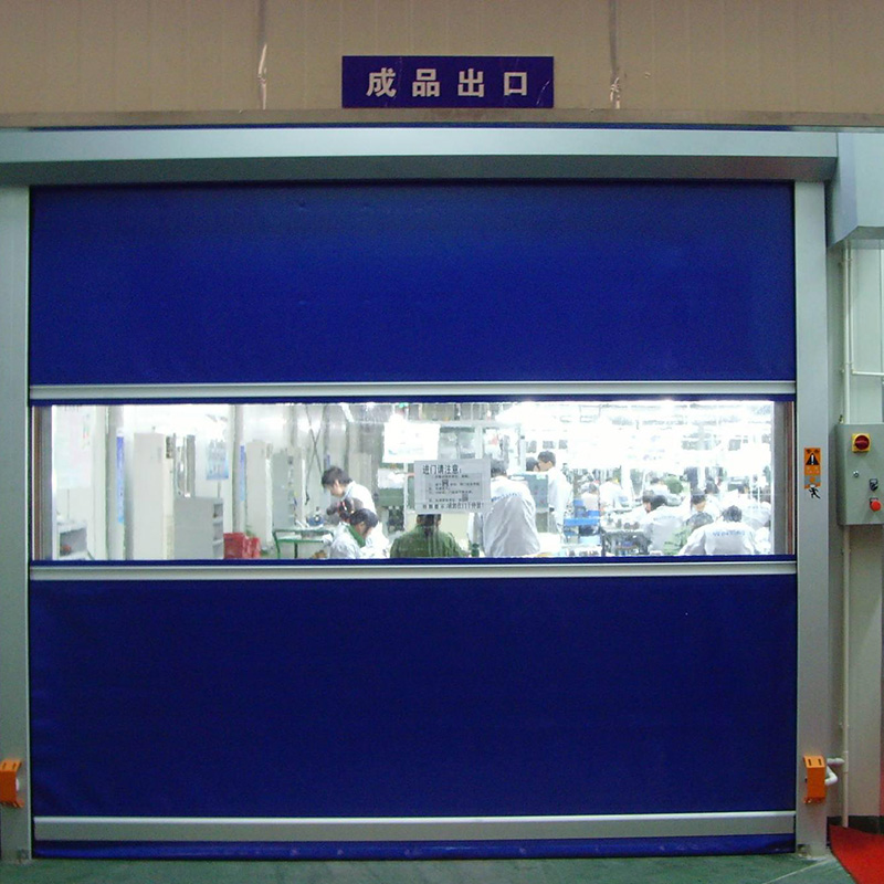 Zhongtai-Automatic Industrial Pvc Fabric High Speed Roller Shutter Door- Zhongtai-1