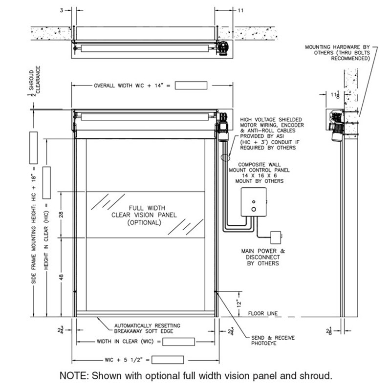 Zhongtai-Automatic High Speed Pvc Roller Door | High Speed Doors Company-4