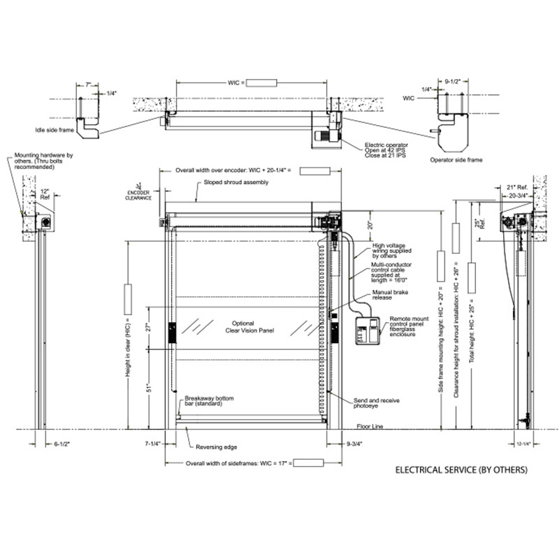 Zhongtai-Speed Door Safety Dust-proof Fast Shutter Door-8