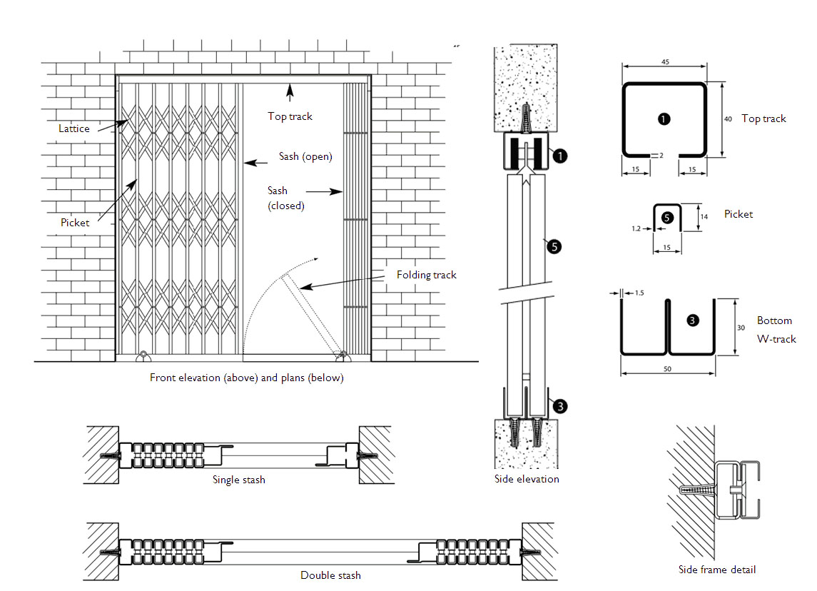 Zhongtai-Professional Folding Door Polycarbonate Sliding Doors Manufacture-3