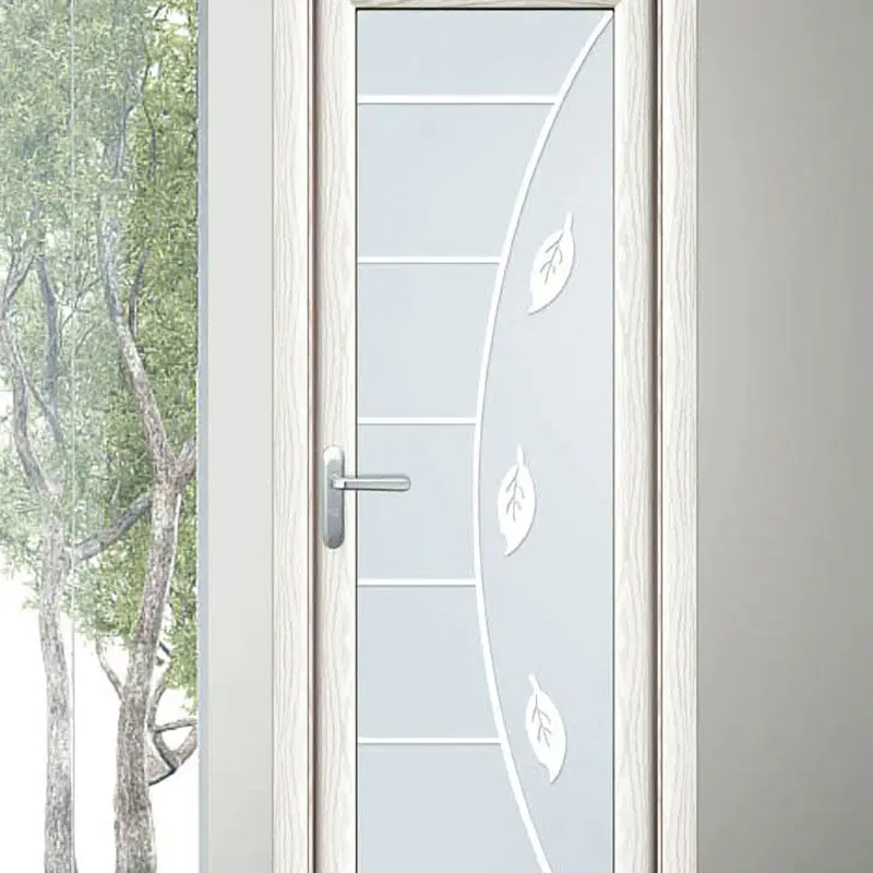 Customized Aluminum Frame French Swinging Glass Door