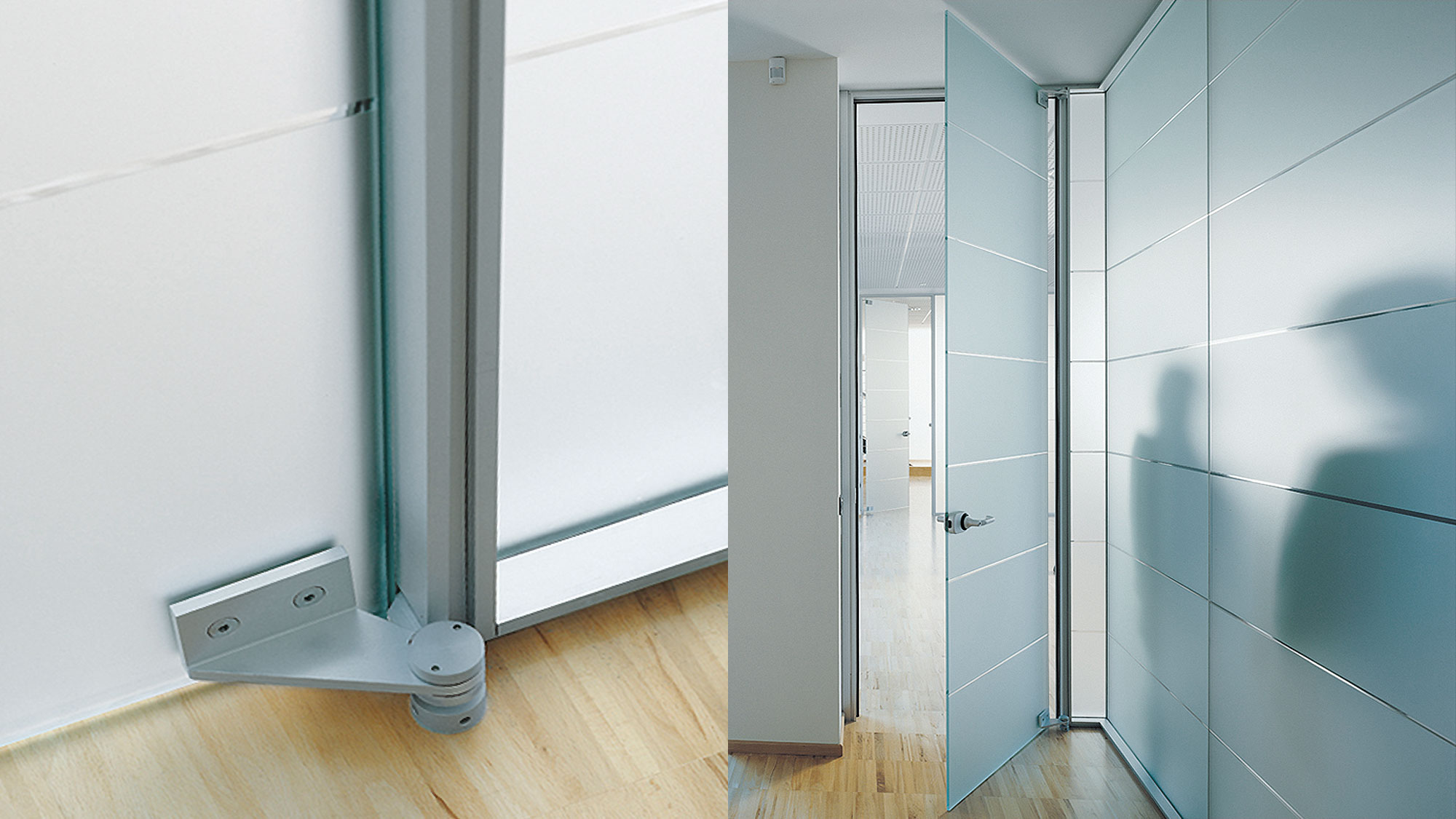 Zhongtai-Double Layer Slat Sound Insulation Aluminum Swing Door | Aluminium Bifold-3