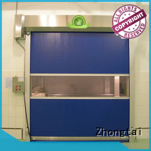 Zhongtai Brand roller rolling automatic high speed roll up doors