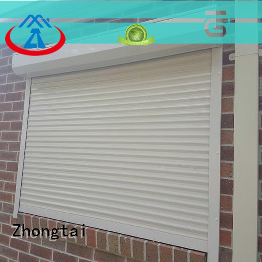 Zhongtai shutter insulated roll up garage doors company for shop