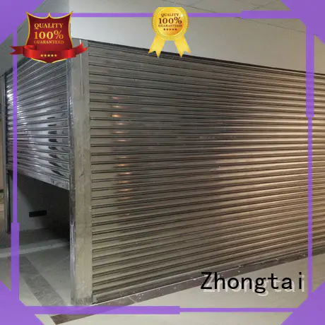 Zhongtai automatic steel roll up doors company for house