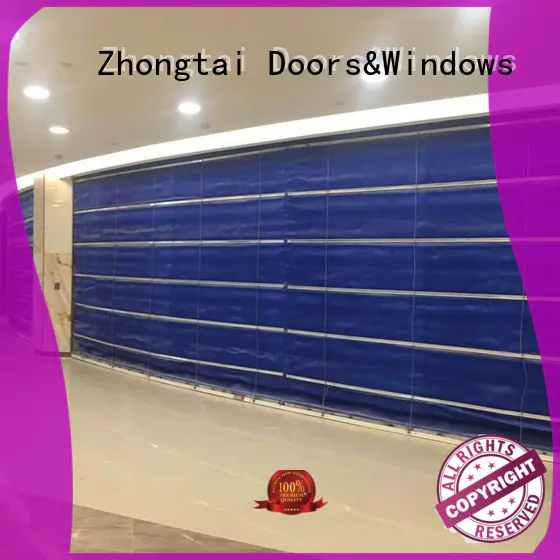 folding sliding residential fire rated doors rolling Zhongtai Brand company