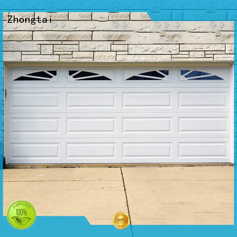 Quality Zhongtai Brand aluminium garage door white