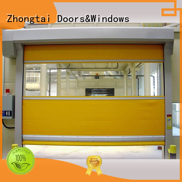 high speed roll up doors roller Zhongtai Brand speed door