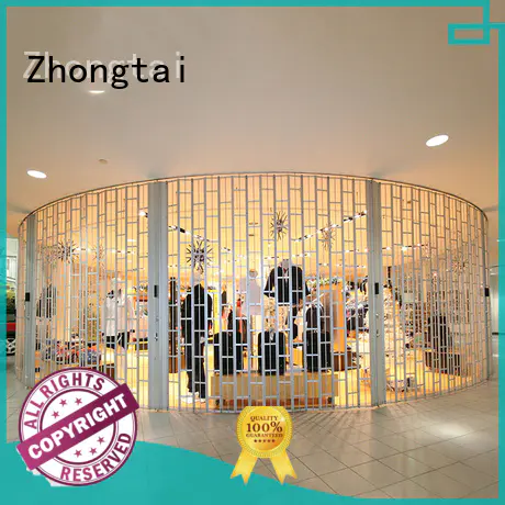 Quality Zhongtai Brand polycarbonate overhead doors security fashionable