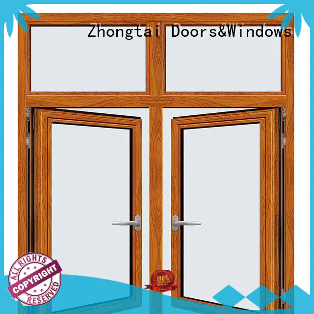 Zhongtai frame aluminium windows prices manufacturers for high-grade villas