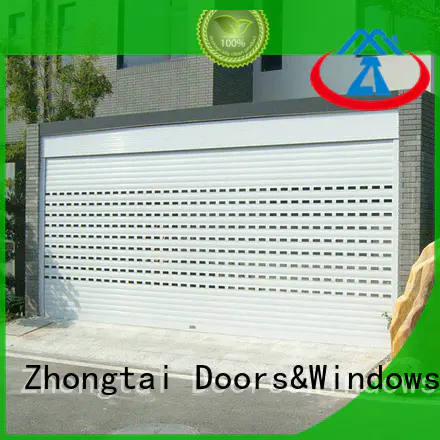 durable safe aluminium rolling door shutter customize Zhongtai Brand
