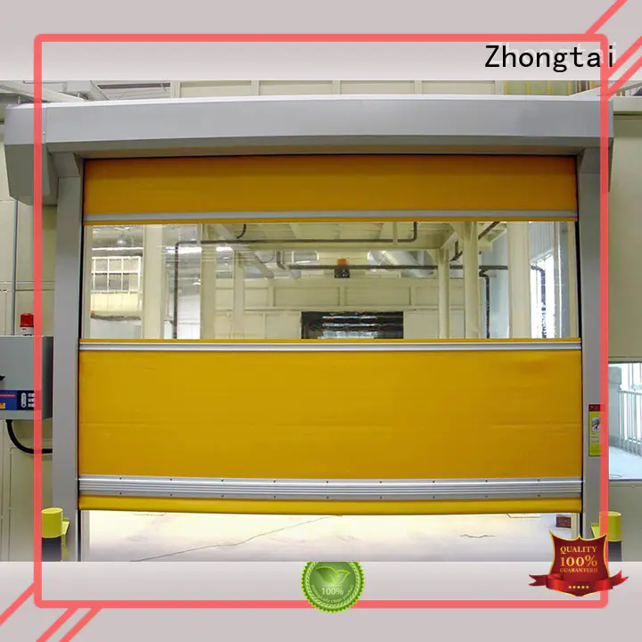 Quality Zhongtai Brand rapid automatic speed door