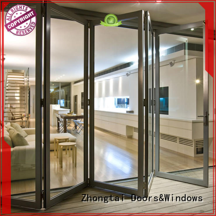 Zhongtai aluminum Aluminium Folding Door company for house