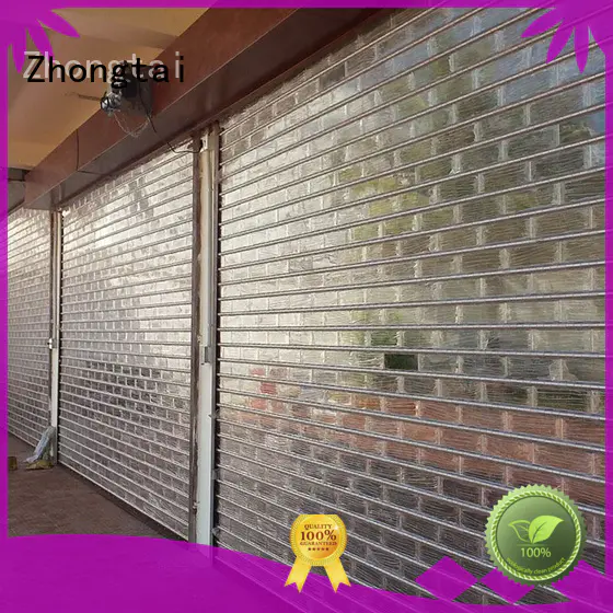 Zhongtai shutter shop roller doors for business for window display