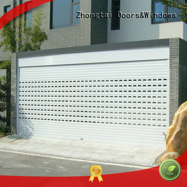 durable safe bank aluminium rolling door Zhongtai Brand