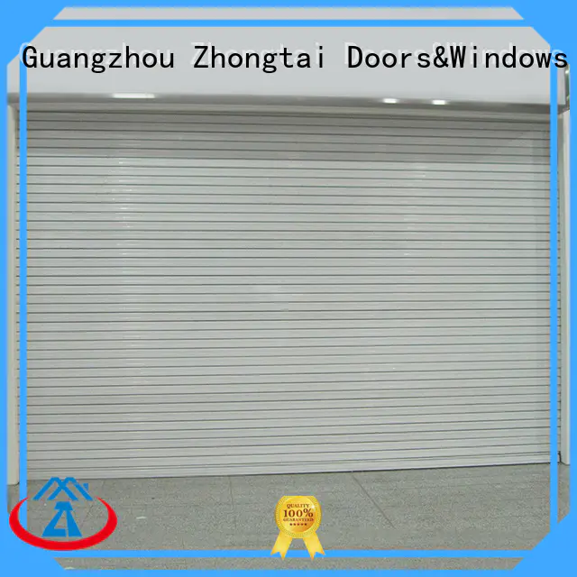 Zhongtai Brand lateral folding residential fire rated doors manufacture