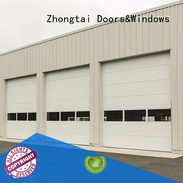 Zhongtai Top insulated roll up garage doors for sale for shop