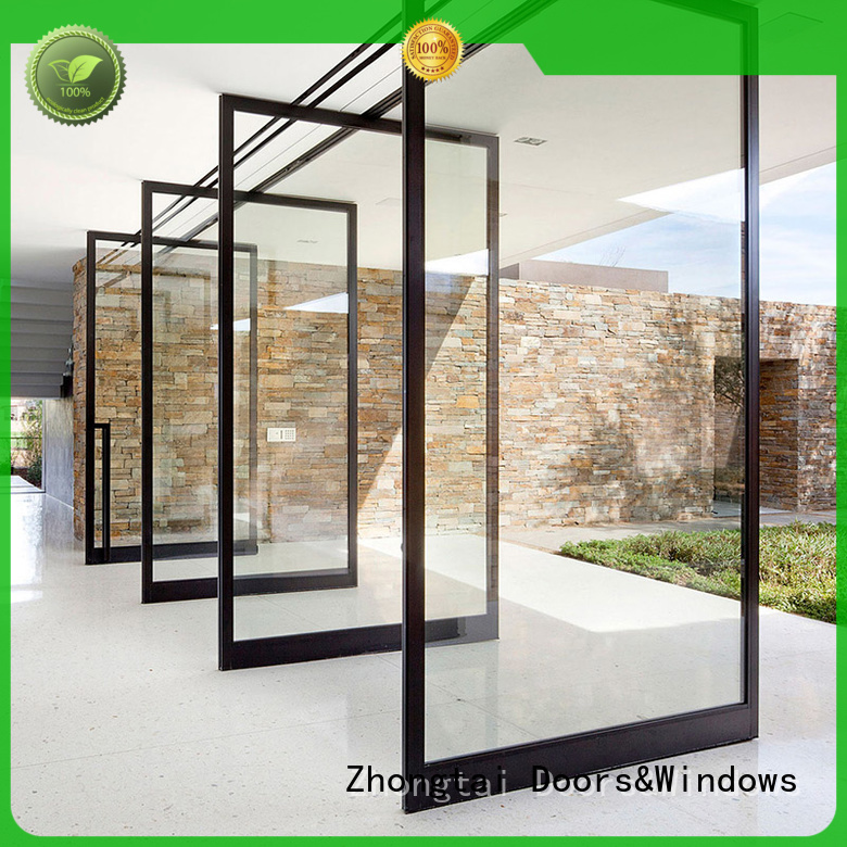 Zhongtai online aluminium french doors supply for cafe shop