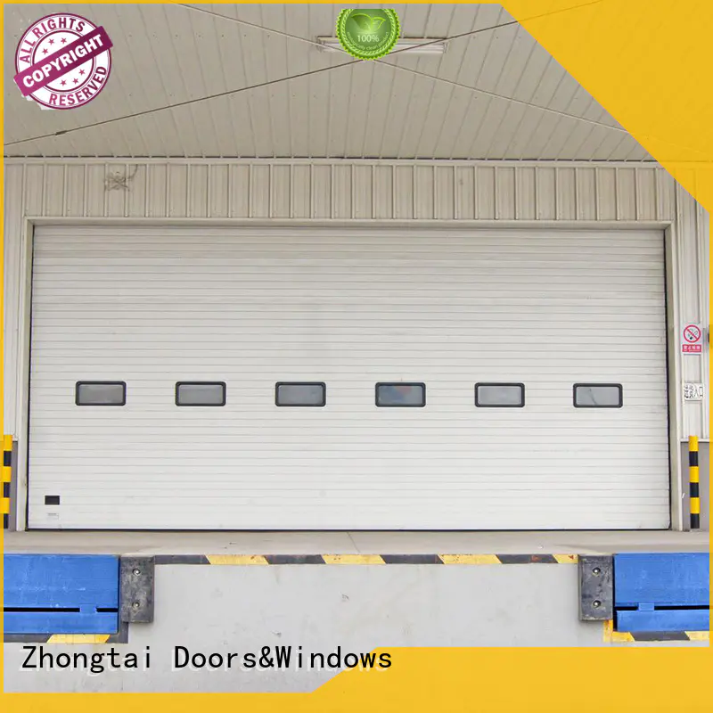 top quality customize Zhongtai Brand industrial exterior doors manufacture