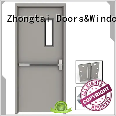 complete fire doors anti-theft firerated commercial Zhongtai Brand company