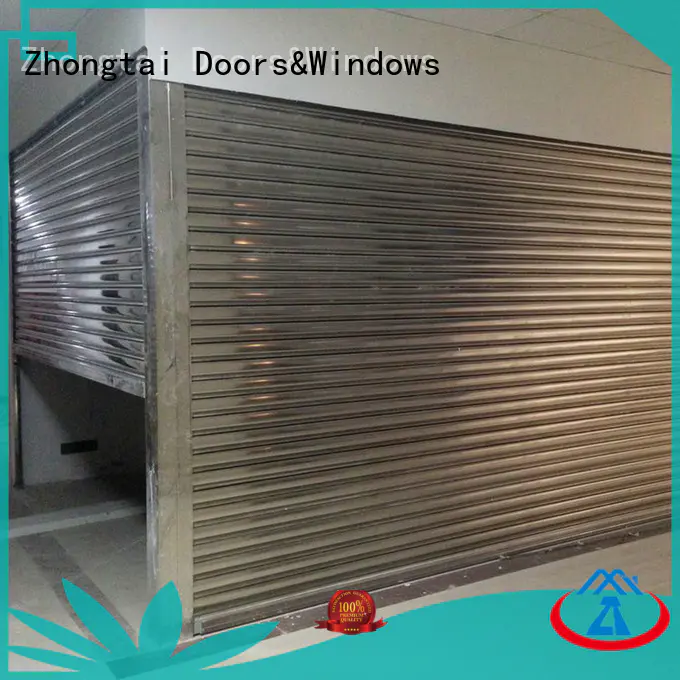 anti-oxidation shutter OEM steel roll up doors Zhongtai