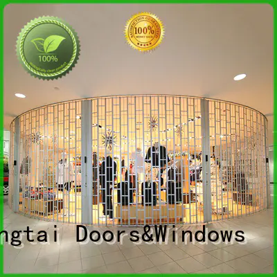 Zhongtai door folding door for business for shop