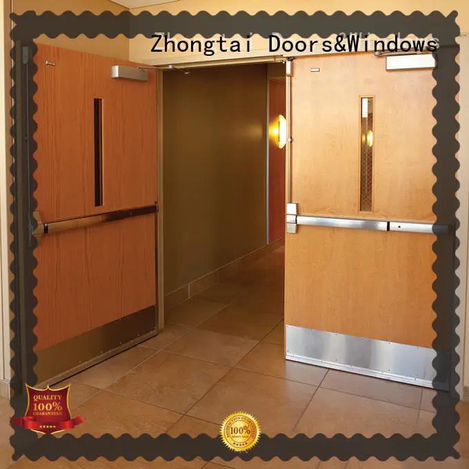 Zhongtai standard fire resistant door for sale for hospital
