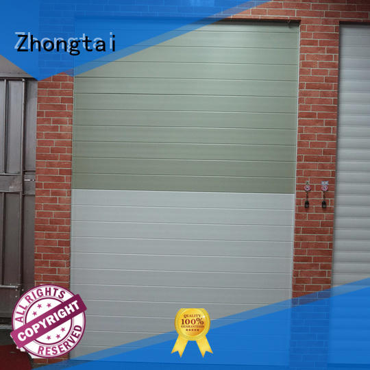industrial hurricane proof garage doors factory typhoon Zhongtai Brand