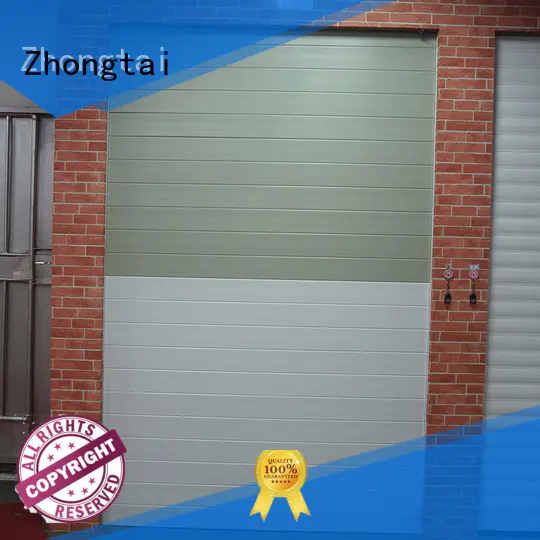 Zhongtai Brand factory strong hurricane proof garage doors office