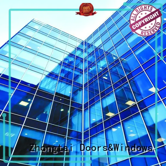 clear glazed curtain wall manufacturer for office