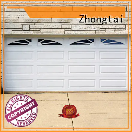 Zhongtai panel electric garage doors company for commercial streets