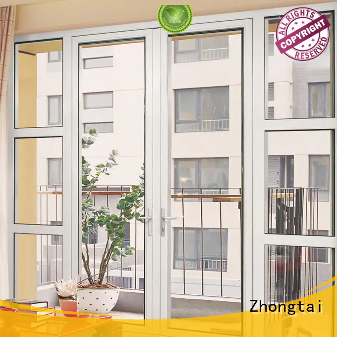 Wholesale aluminium french doors panel for sale for office building