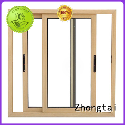 high quality aluminium sliding window horizontal customized Zhongtai company