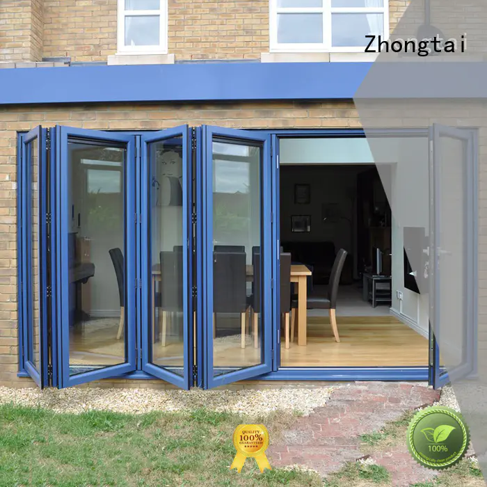 Zhongtai sound Aluminium Folding Door company for house