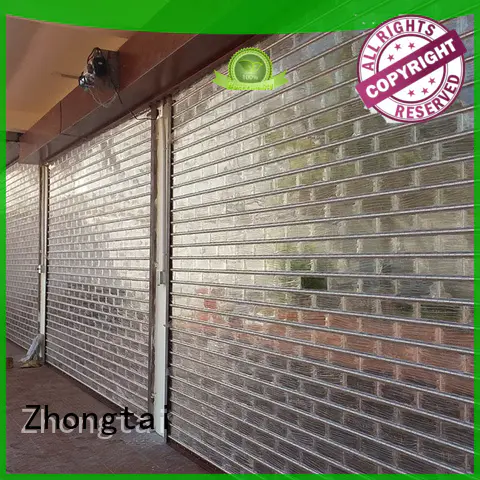 Zhongtai surface shop roller shutters company for clothing store