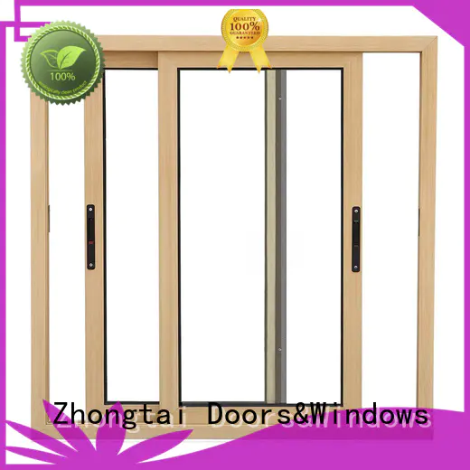 Zhongtai large aluminium sliding window supply for house