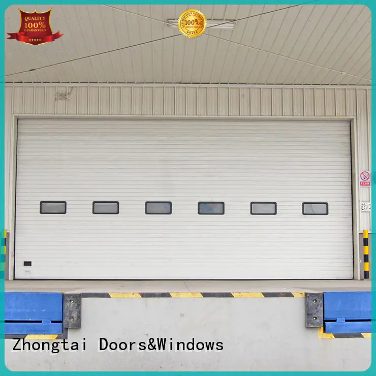 Hot cost-efficient industrial garage doors top durable Zhongtai Brand