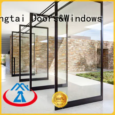 safety aluminium patio doors supplier for villa
