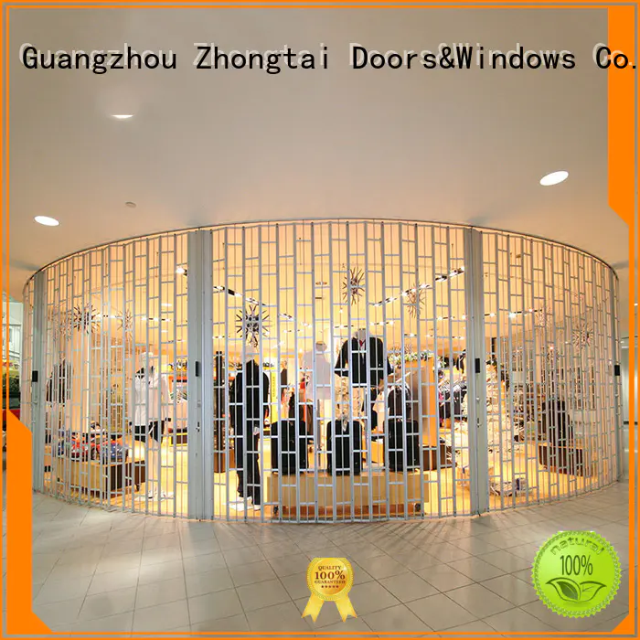 security transparent Zhongtai Brand polycarbonate overhead doors factory