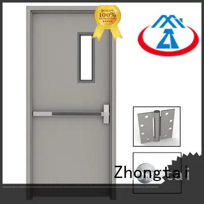 Zhongtai steel fire resistant door supply for indoor