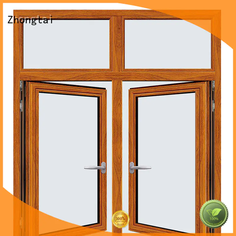 bronze aluminum windows anti-theft customized aluminium windows prices Zhongtai Brand