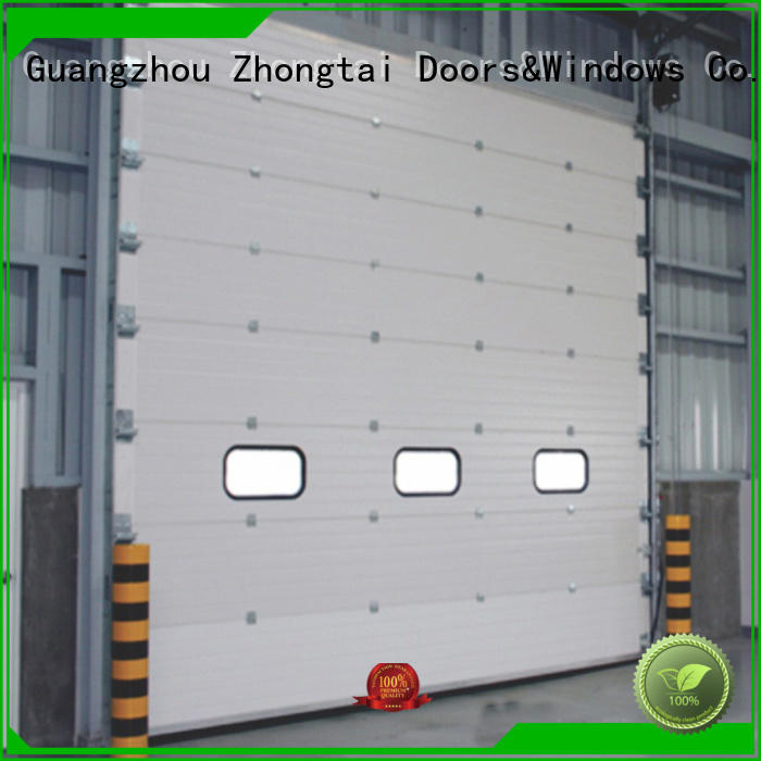 Custom top industrial garage doors durable Zhongtai