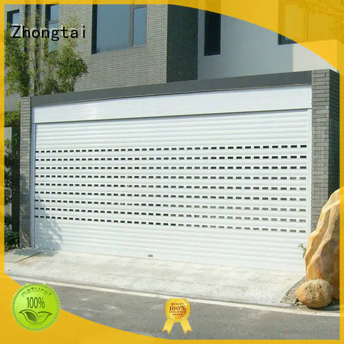 Zhongtai New metal shutters supply for garage