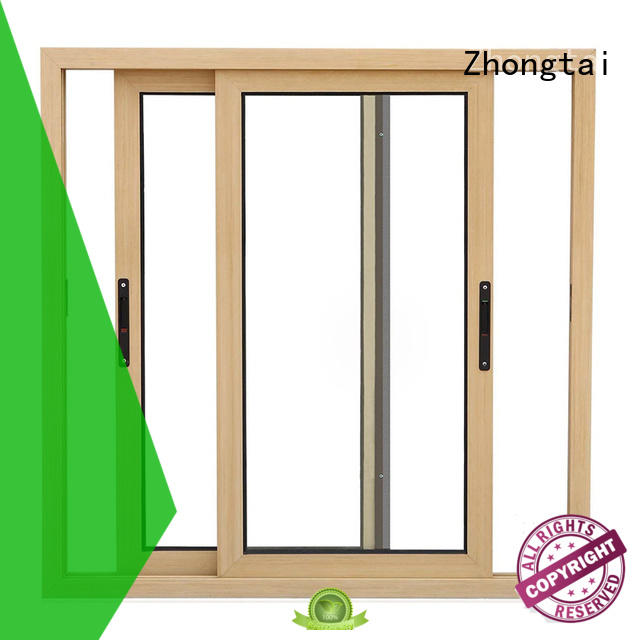 aluminum horizontal sliding windows high quality aluminum aluminium sliding window casement Zhongtai Brand