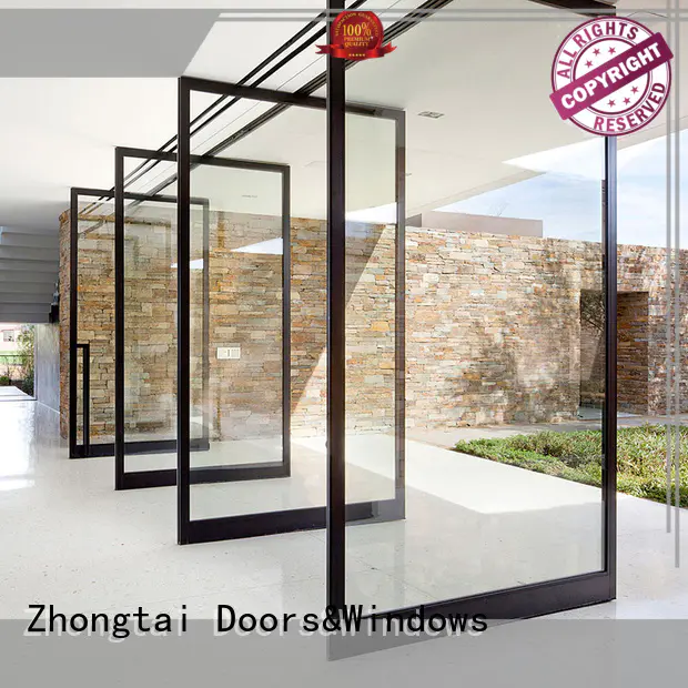 aluminium swing door high quality top quality Warranty Zhongtai